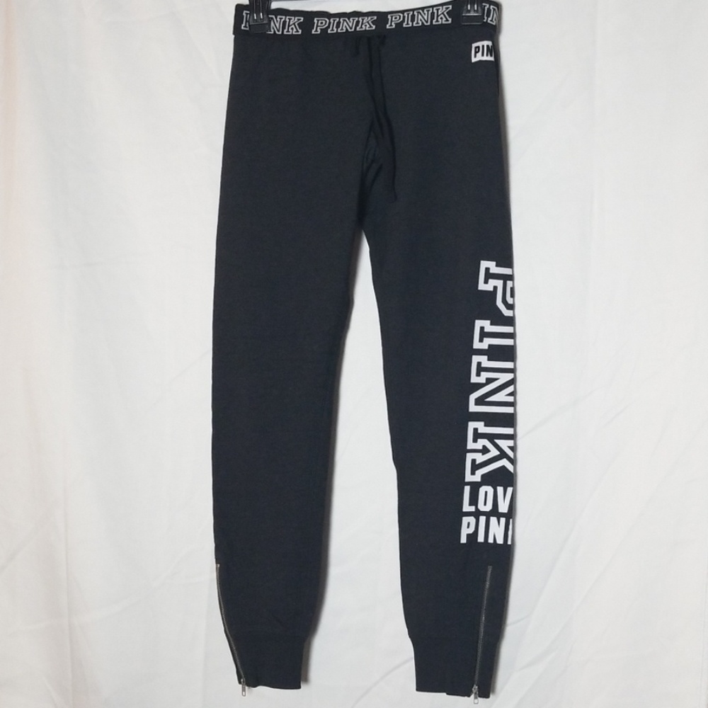 Victoria's Secret PINK Logo Gym Pants Sz XS